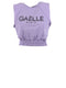 Felpa Donna cropped con coulisse Lilla GAELLE PARIS- Francavilla Moda